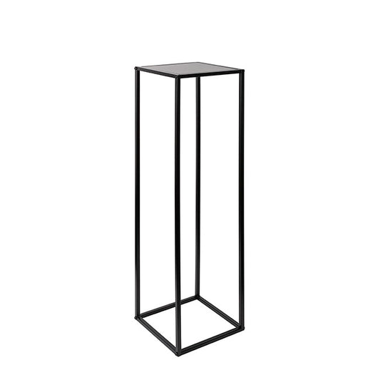 Metal Centrepiece Flower Table Stand KD Black (25x25x95cmH)