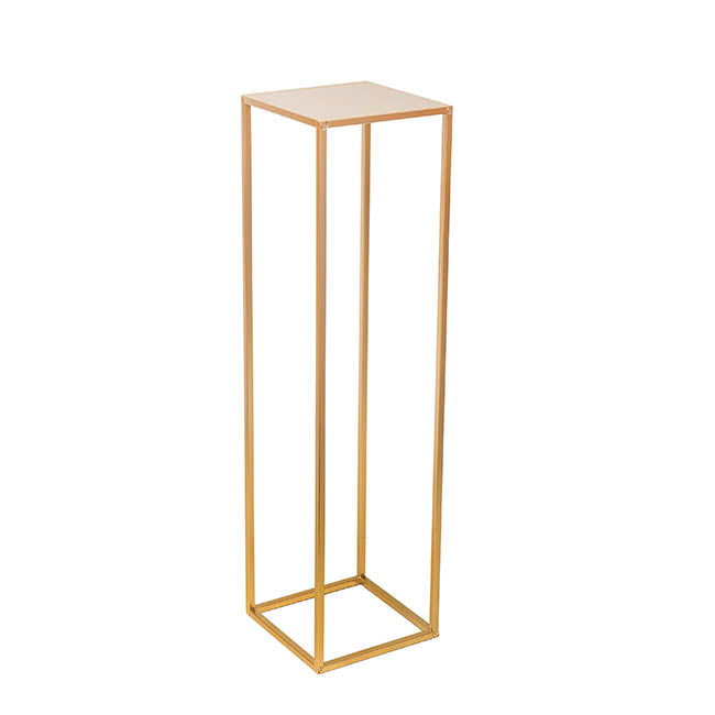 Metal Centrepiece Flower Table Stand KD Gold (25x25x95cmH)