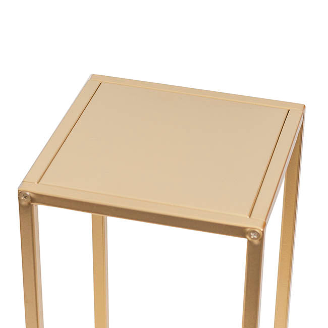 Metal Centrepiece Flower Table Stand KD Gold (25x25x95cmH)