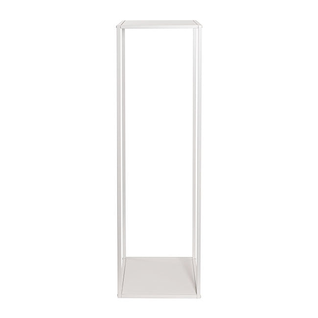 Metal Centrepiece Flower Table Stand KD White (30x30x110cmH)