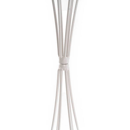 Metal Geometric Centrepiece Flower Stand White (20cmDx66cmH)