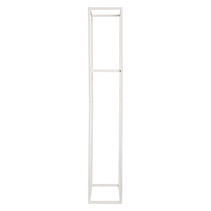 Tall Metal Flower Stand White (33x200cmH)