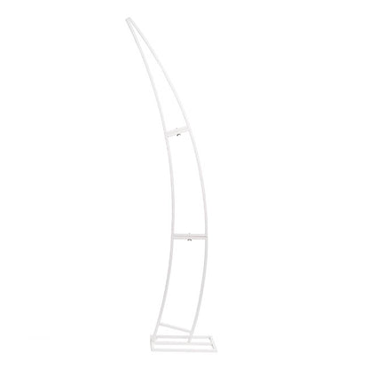 Backdrop Curved Metal Arch Frame Set 2 White (175cmH&200cmH)