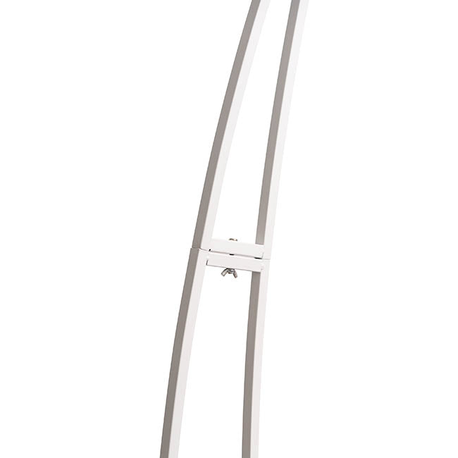 Backdrop Curved Metal Arch Frame Set 2 White (175cmH&200cmH)
