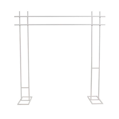 Wedding Ceremony Metal Arch Frame White (200x200cmH)