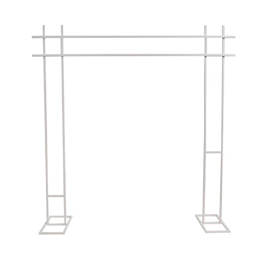 Wedding Ceremony Metal Arch Frame White (200x200cmH)