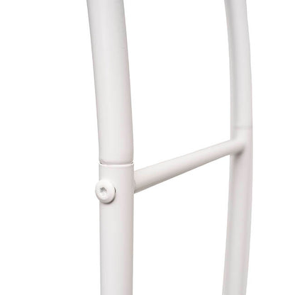 Wedding Metal Arch Curved Double Layer White (210x40x210cmH)