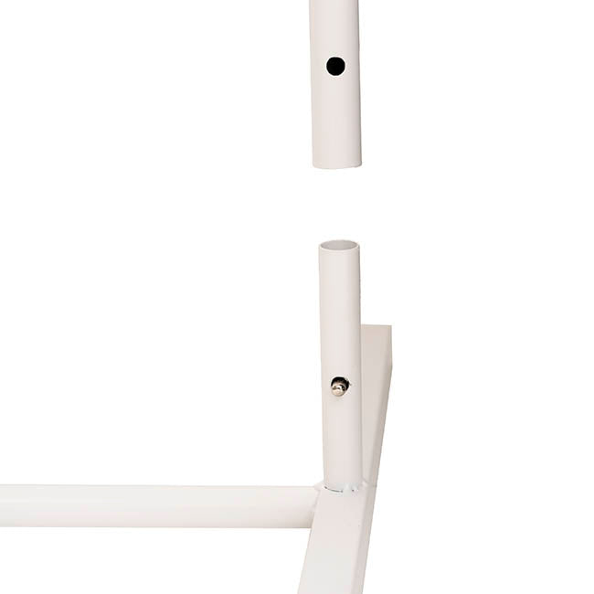 Wedding Metal Arch Backdrop Frame Set 3 White (182cmH)