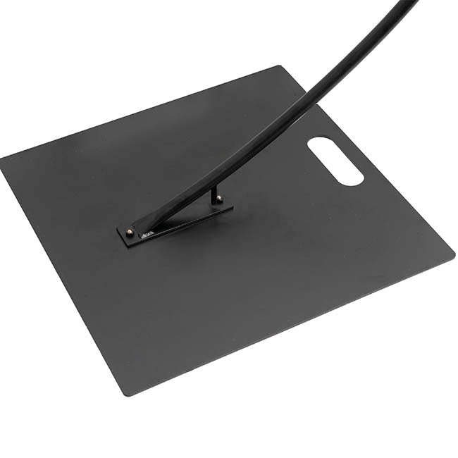 Curved Metal Hanger Frame Display Stand Black (250cmH)