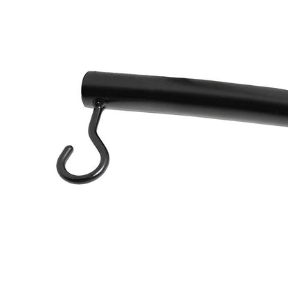 Curved Metal Hanger Frame Display Stand Black (250cmH)