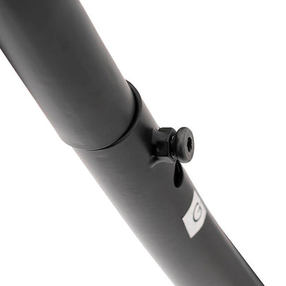 Curved Metal Hanger Frame Display Stand Black (250cmH)