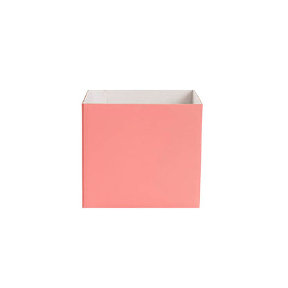 Mini Posy Box Matte Autolock Base Pk25 Deep Coral (13x12cmH)