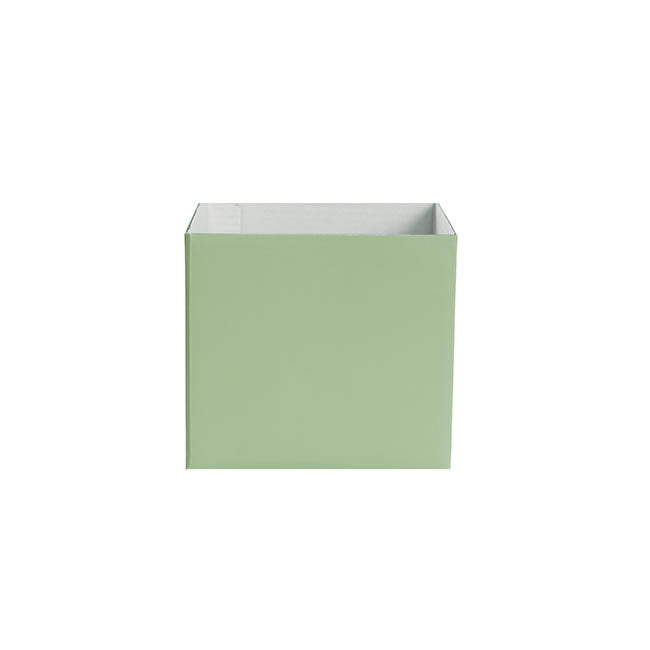 Mini Posy Box Matte Autolock Base Pk25 EarthGreen (13x12cmH)