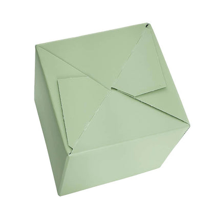 Mini Posy Box Matte Autolock Base Pk25 EarthGreen (13x12cmH)