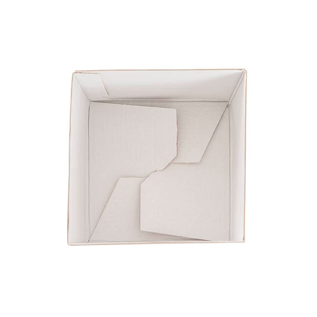 Mini Posy Box Matte Autolock Base Pk25 Musk (13x12cmH)