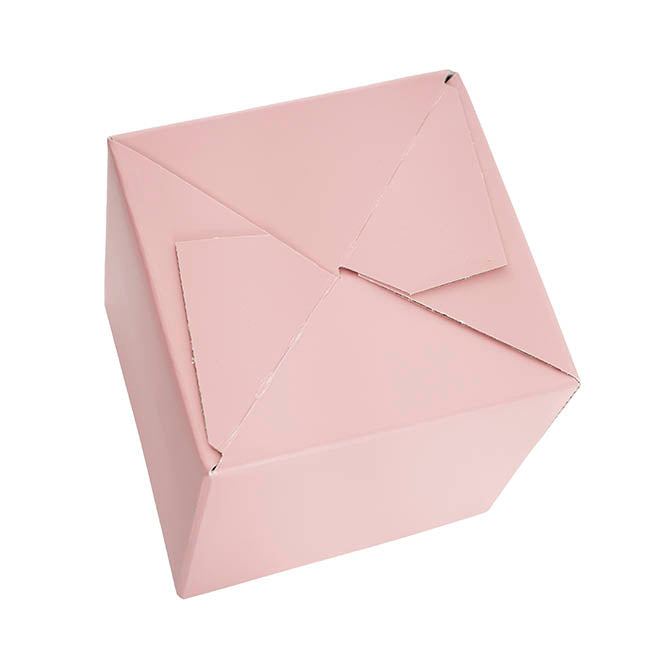 Mini Posy Box Matte Autolock Base Pk25 Musk (13x12cmH)