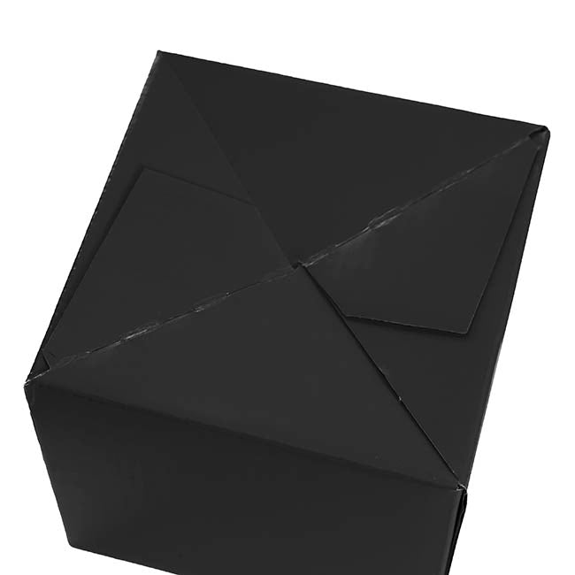 Mini Posy Box Gloss Autolock Base Pk25 Black (13x12cmH)