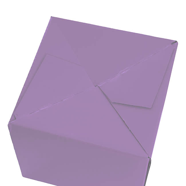 Mini Posy Box Gloss Autolock Base Pk25 Lavender (13x12cmH)