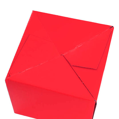 Mini Posy Box Gloss Autolock Base Pk25 Red (13x12cmH)