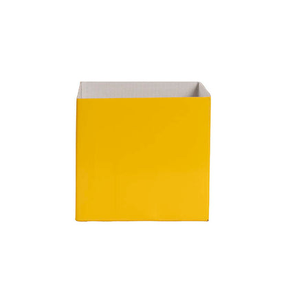 Mini Posy Box Gloss Autolock Base Pk25 Yellow (13x12cmH)