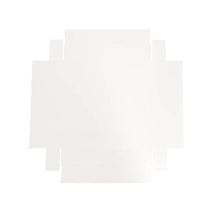 Posy Box Lid Large Gloss White Pack 10 (22x22x4cmH)
