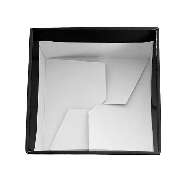 Large Posy Box Autolock Base Pack 10 Black (22x14cmH)