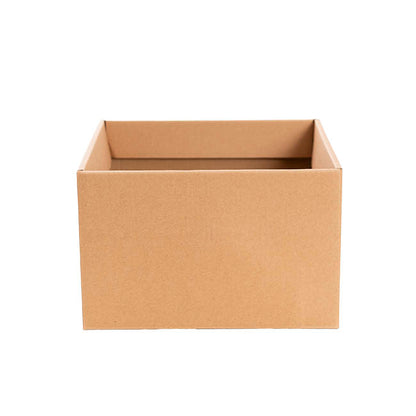 Large Posy Box Autolock Base Pack 10 Kraft Brown (22x14cmH)
