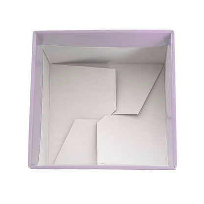 Large Posy Box Autolock Base Pack 10 Lavender (22x14cmH)