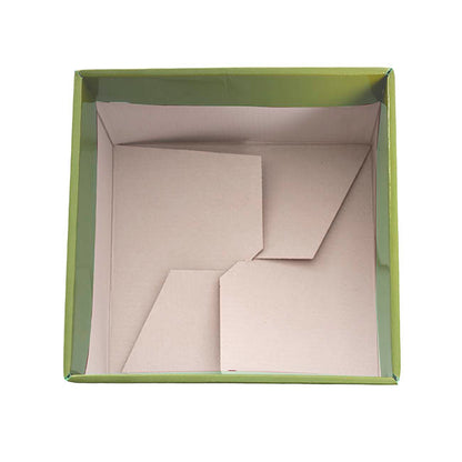 Large Posy Box Autolock Base Pack 10 Moss Green (22x14cmH)