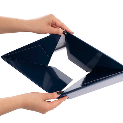 Large Posy Box Autolock Base Pack 10 Navy Blue (22x14cmH)