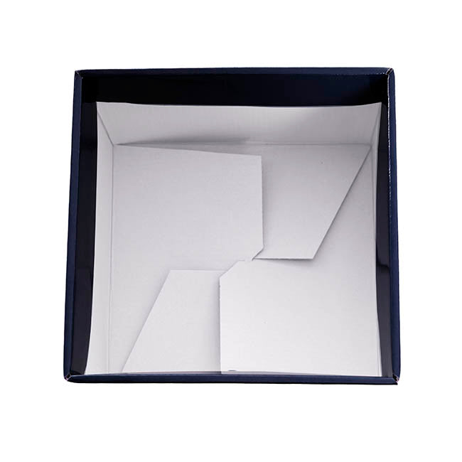 Large Posy Box Autolock Base Pack 10 Navy Blue (22x14cmH)