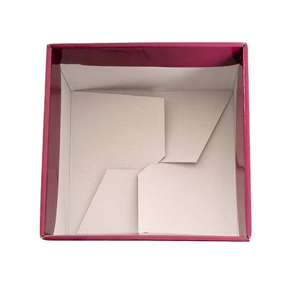 Large Posy Box Autolock Base Pack 10 Sugar Plum (22x14cmH)