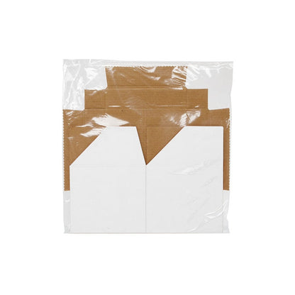 Gift Box with Lid Mini Flat Pack Gloss White (13x12cmH)