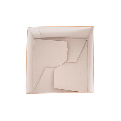 Gift Box with Lid Mini Flat Pack Gloss Pink Pk2 (13x12cmH)