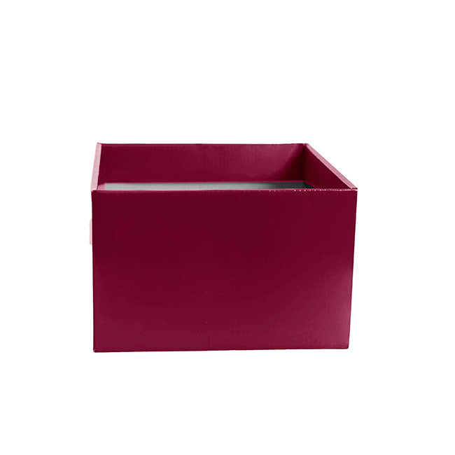 Medium No.6 Posy Box Autolock Base Pk10 SugarPlum (16x12cmH)