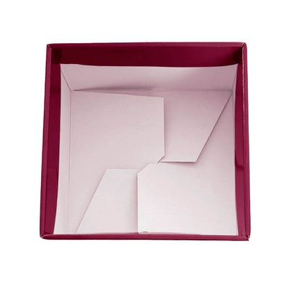 Medium No.6 Posy Box Autolock Base Pk10 SugarPlum (16x12cmH)