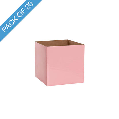 Posy Box Petite Dusty Rose Pack 20 (10x10x10cmH)