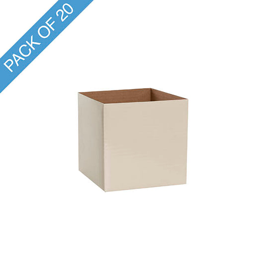 Posy Box Petite Misty Grey Pack 20 (10x10x10cmH)