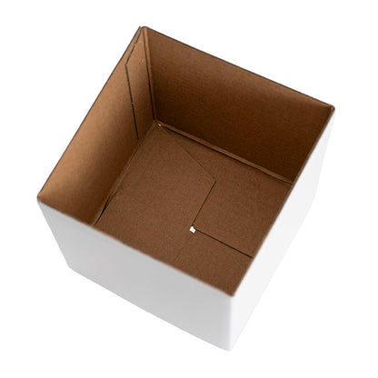 Posy Box Petite White Pack 25 (10x10x10cmH)