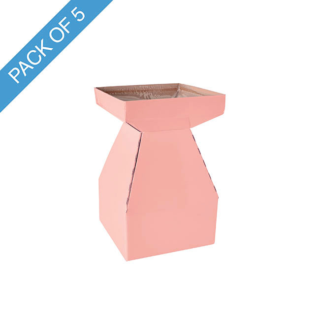 Flower Bouquet Classic POD Small Pk5 Dust Pink (14x14x22Hcm)