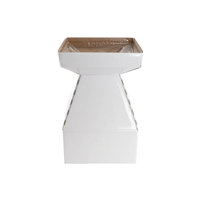 Flower Bouquet Classic POD Med Pack 5 White (17.5x17.5x27cm)