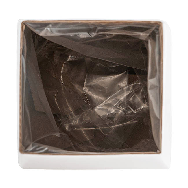 Flower Bouquet Vase POD Small PK5 White (14x14x22Hcm)