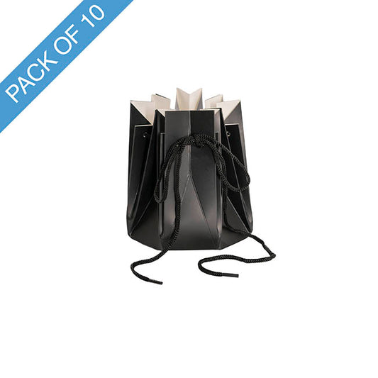 Flower Bouquet Designer Pod Pack 10 Black (13.8x14.4Hcm)