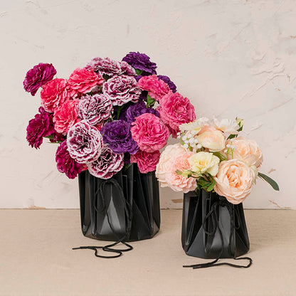 Flower Bouquet Designer Pod Pack 10 Black (13.8x14.4Hcm)