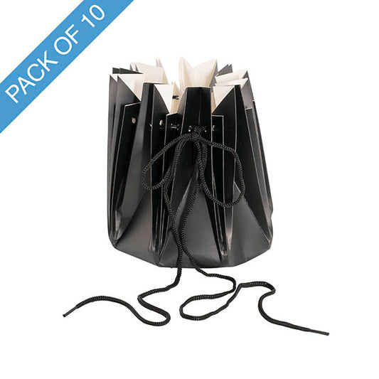 Flower Bouquet Designer Pod Pack 10 Black (16.5x17Hcm)