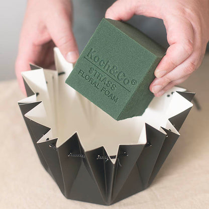 Flower Bouquet Designer Pod Pack 10 White (16.5x17Hcm)