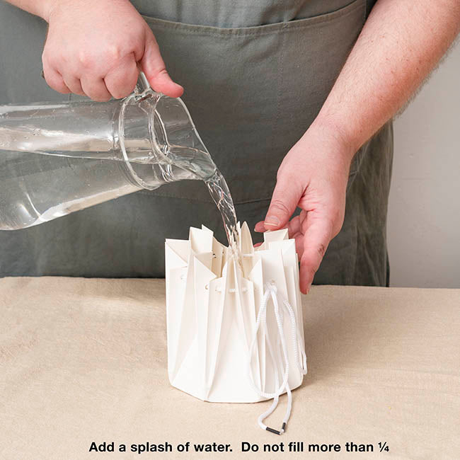 Flower Bouquet Designer Pod Pack 10 White (16.5x17Hcm)