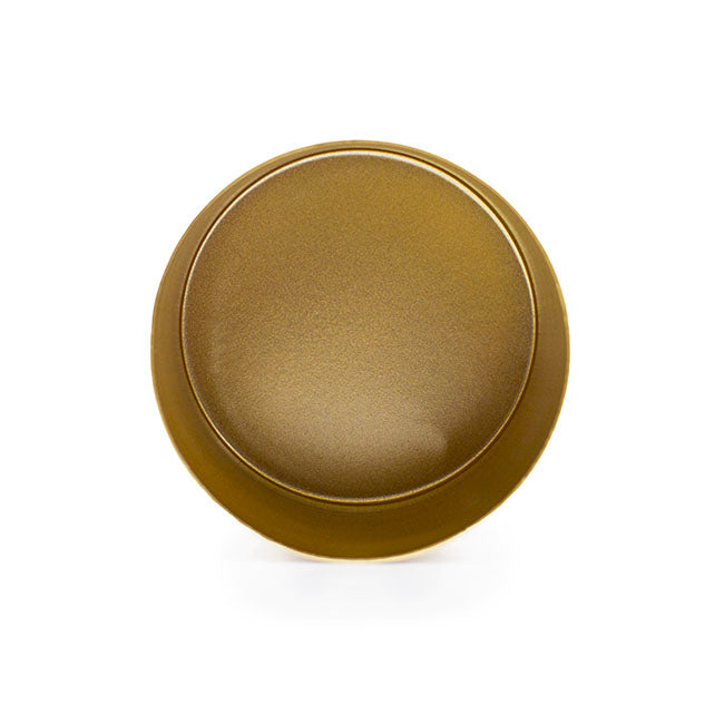 Metal Pot Round Brass Gold (10x10cmH)