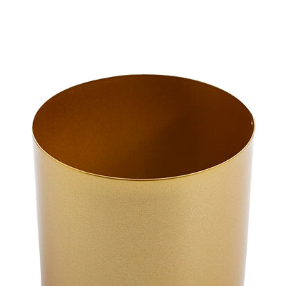 Metal Pot Round Brass Gold (13x13cmH)