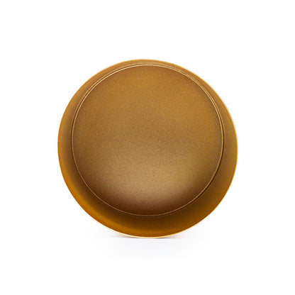 Metal Pot Round Brass Gold (13x13cmH)